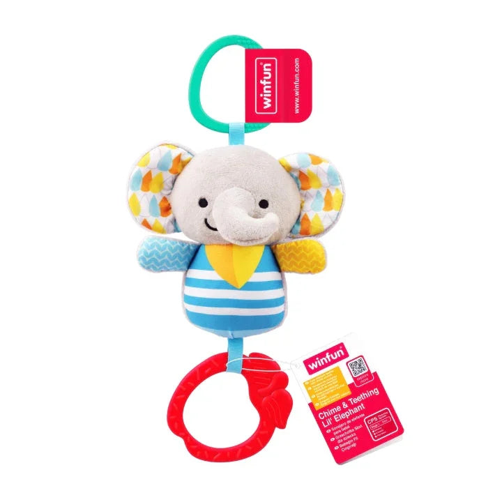 Winfun Chime & Teething Lil' Elephant Toy For kids