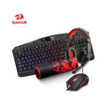 Redragon S101-BA-2 4 In 1 Combo Wired Gaming RGB Backlit Keyboard, Gaming Mouse, Gaming Mouse Pad & Headset Combo (All in 1) PC Gamer Bundle for Windows - Black