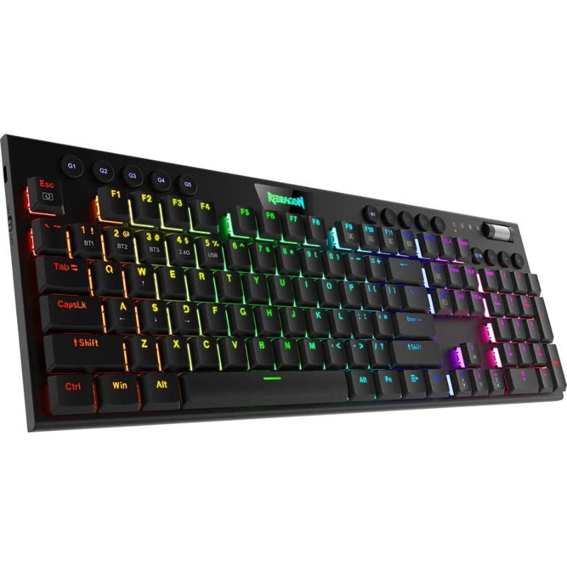 RGB Mechanical Keyboard Redragon K618 Horus Wireless