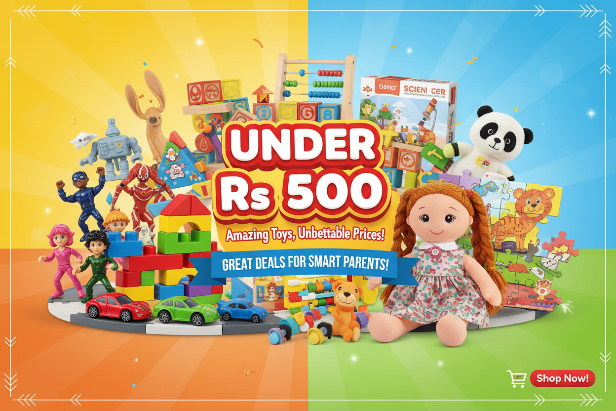 Toys Under 500 Rs Banner